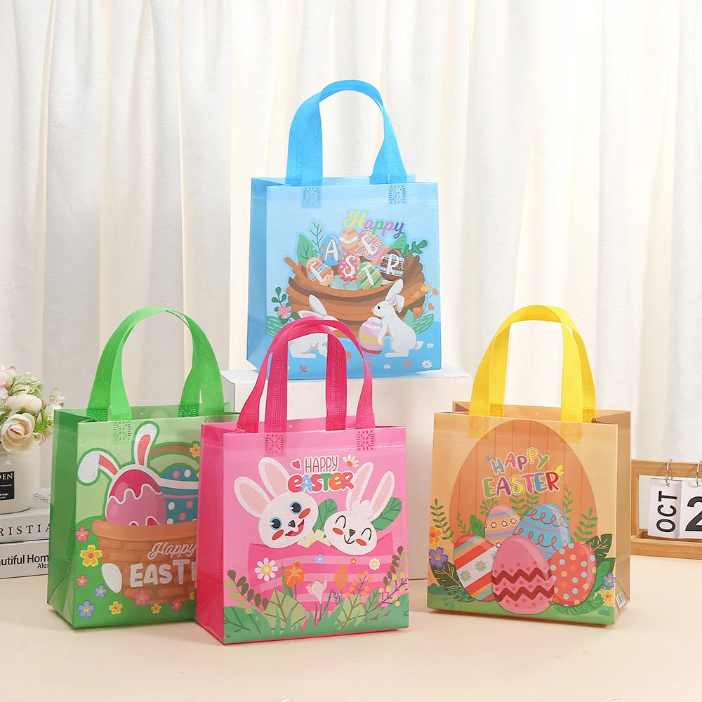 Easter Non-woven Bag Cartoon Rabbit Colorful Gift Packaging Bags Easter Party Children Favors Bunny Eggs Printed Tote Bag
Easter Non-woven Bag Cartoon Rabbit Colorful Gift Packaging Bags Easter Party Children Favors Bunny Eggs Printed Tote Bag