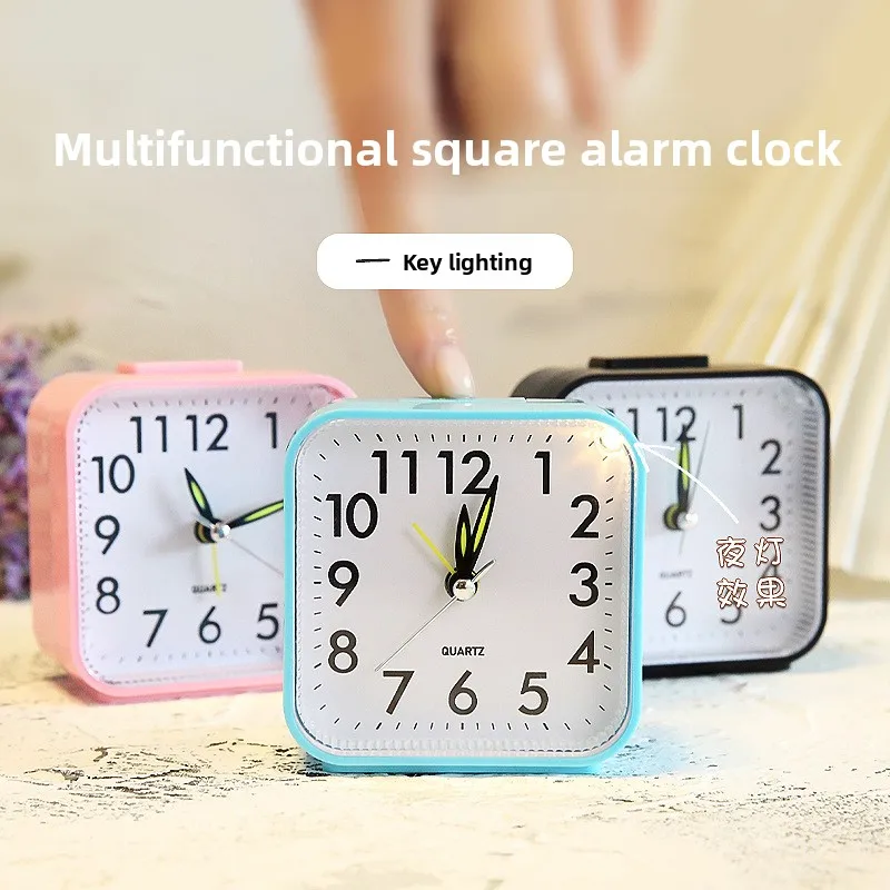Square simple three-dimensional fashion home decoration night light alarm clock student digital creative hour clock
Square simple three-dimensional fashion home decoration night light alarm clock student digital creative hour clock