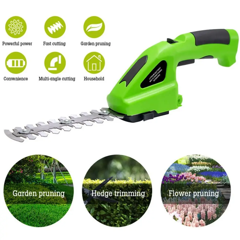 Portable 2 In 1 Electric Hedge Trimmer Weeding Cordless Grass Trimmer One-handed Hedge Cutter Garden
Portable 2 In 1 Electric Hedge Trimmer Weeding Cordless Grass Trimmer One-handed Hedge Cutter Garden