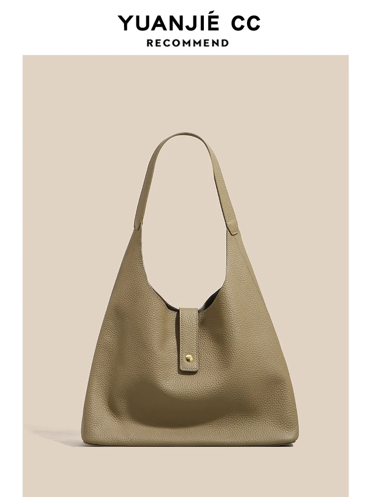 Laid-back Style Leather Underarm Bag Large Capacity Commuter Tote Single Shoulder Bag for Work British Style Soft Cowhide
Laid-back Style Leather Underarm Bag Large Capacity Commuter Tote Single Shoulder Bag for Work British Style Soft Cowhide