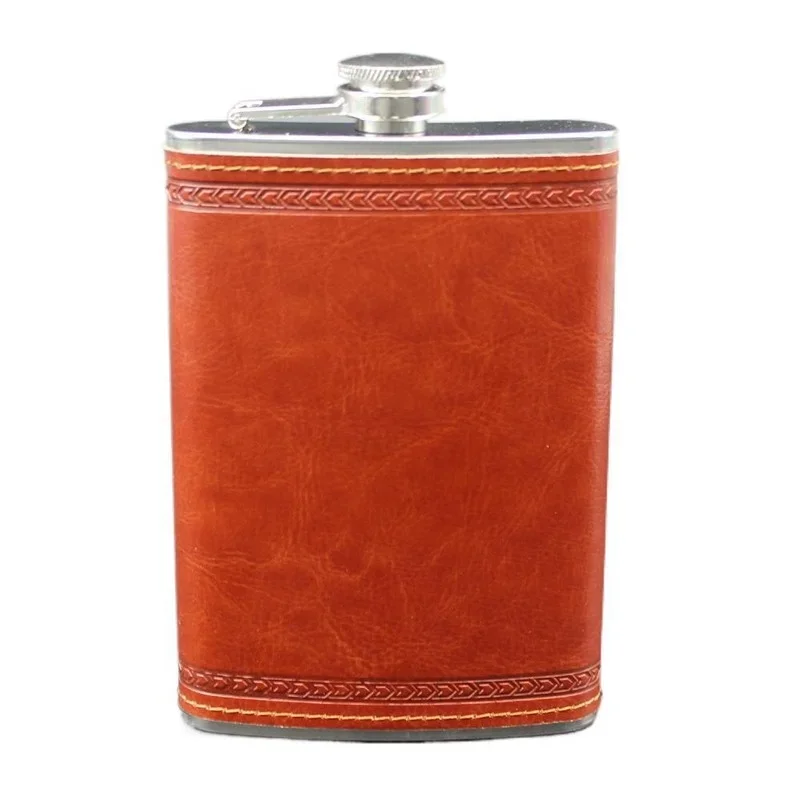 Personalized Leather Hip Flask Stainless Steel Thicken Travel Hip Flask Portable Groomsmen Gifts AMPOULES Alcool Drinkware
Personalized Leather Hip Flask Stainless Steel Thicken Travel Hip Flask Portable Groomsmen Gifts AMPOULES Alcool Drinkware