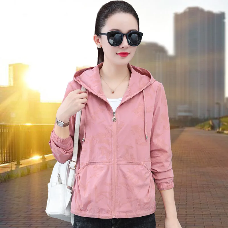 Short Coat Women Outerwear Autumn New Fashion Casual Versatile Hooded Printed Jacket Tops Female Windbreakers Gabardina Mujer
Short Coat Women Outerwear Autumn New Fashion Casual Versatile Hooded Printed Jacket Tops Female Windbreakers Gabardina Mujer