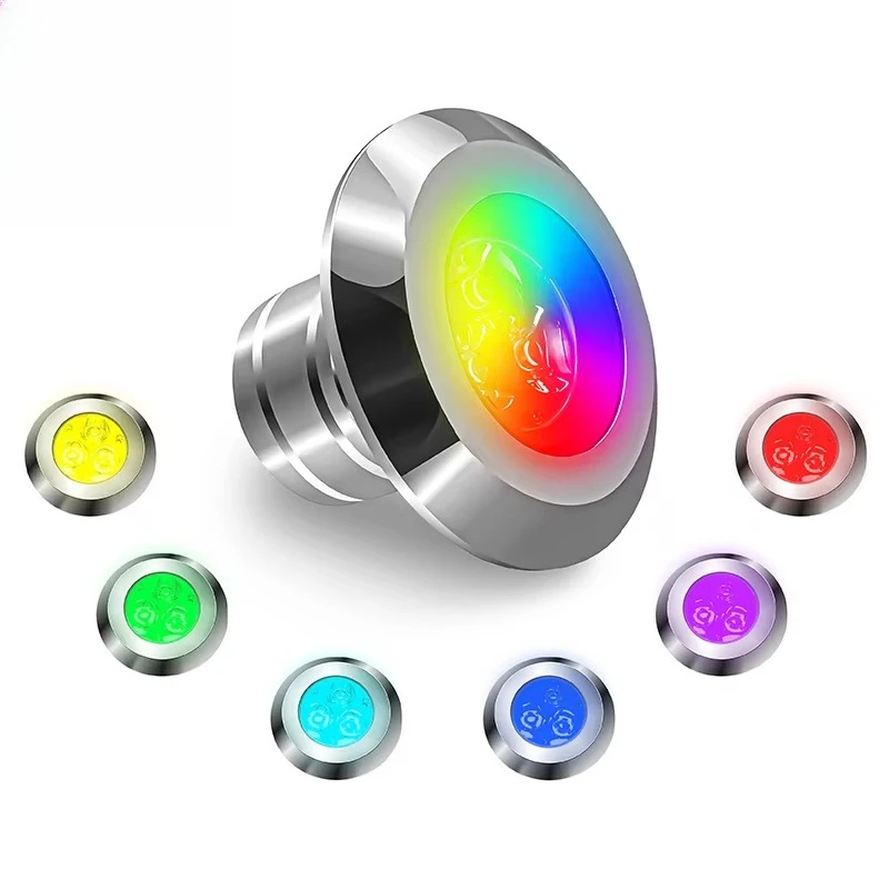 Подводный круглый светодиодный светильник 12В для плавания, 16 цветов, RGB, водонепроницаемый, для морских судов, бассейнов, лодок
Подводный круглый светодиодный светильник 12В для плавания, 16 цветов, RGB, водонепроницаемый, для морских судов, бассейнов, лодок