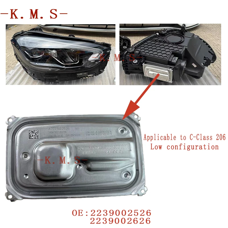 2239002526 is suitable for Mercedes-Benz C-Class 206 headlight module GLC254LED module low-end original
2239002526 is suitable for Mercedes-Benz C-Class 206 headlight module GLC254LED module low-end original