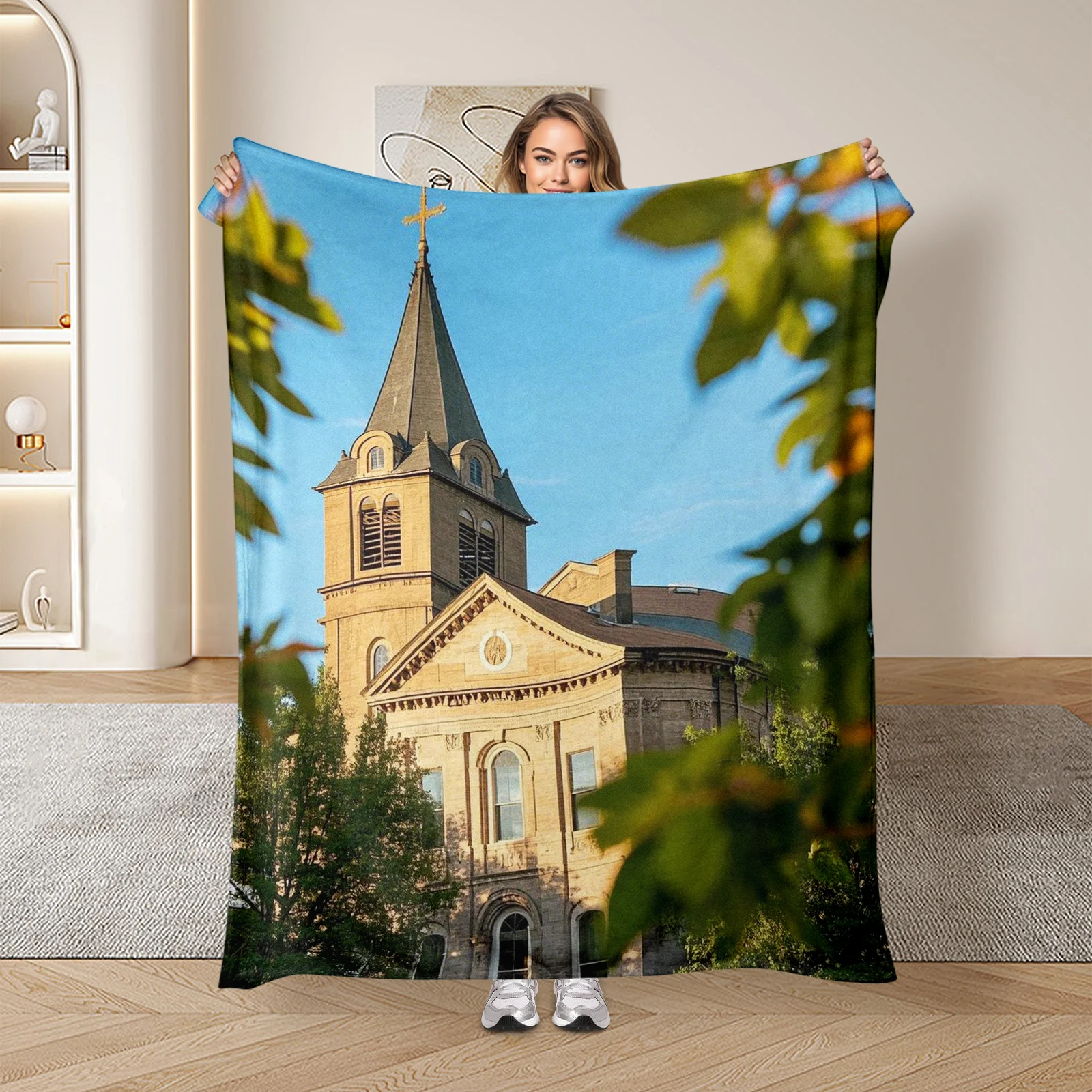 Custom 50 Us States Flannel Blanket With State Architecture, Soft And Warm For Family Gatherings
Custom 50 Us States Flannel Blanket With State Architecture, Soft And Warm For Family Gatherings