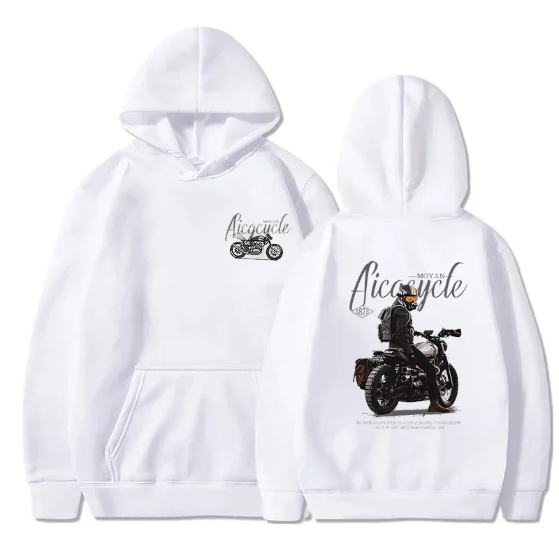 Motorcycle Outdoor Printing High-Grade Men's And Women's Korean Version Casual Hoodie Pure Cotton Light Luxury Handsome Hoodie
Motorcycle Outdoor Printing High-Grade Men's And Women's Korean Version Casual Hoodie Pure Cotton Light Luxury Handsome Hoodie