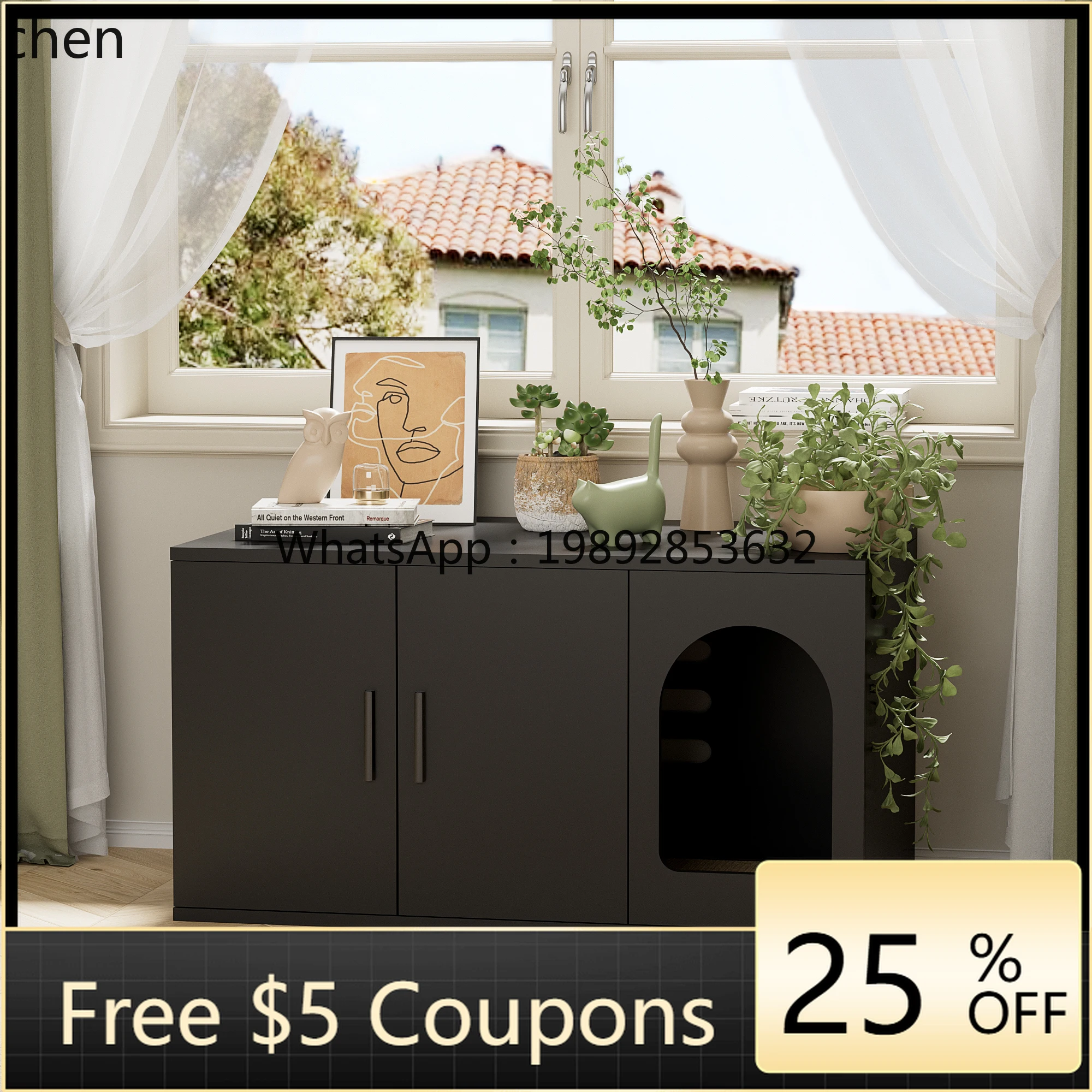 LYY integrated cat litter cabinet solid wood cat villa with toilet storage cabinet locker
LYY integrated cat litter cabinet solid wood cat villa with toilet storage cabinet locker