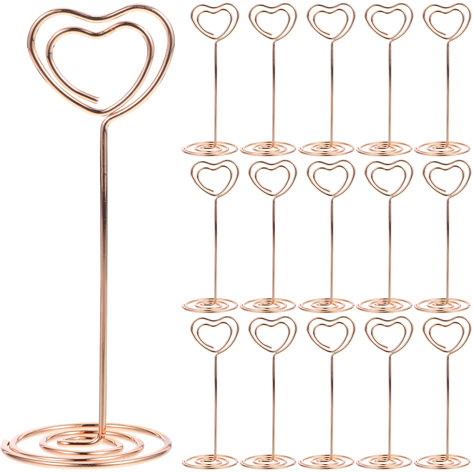 24pcs Heart Metal Photo Holders Table Number Place Card Menu Paper Clips for Shape Clips Home Office
24pcs Heart Metal Photo Holders Table Number Place Card Menu Paper Clips for Shape Clips Home Office