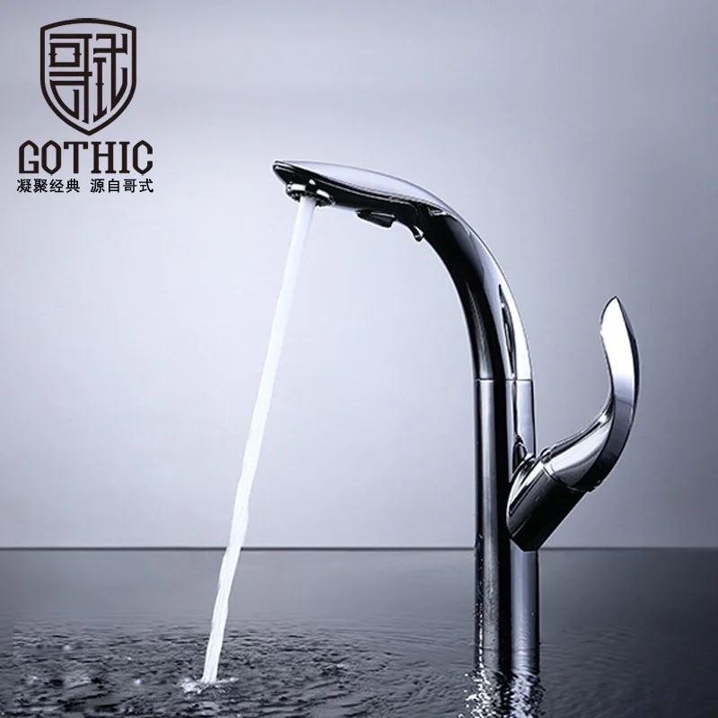New Creative Gold Kitchen Faucet Pull Out Spray Mixer 360 Rotate Swivel Faucet Spout Deck Mounted Brass Kitchen Sink Tap G81705
New Creative Gold Kitchen Faucet Pull Out Spray Mixer 360 Rotate Swivel Faucet Spout Deck Mounted Brass Kitchen Sink Tap G81705