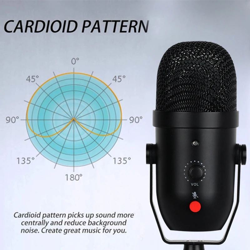 USB Microphone Condenser Microphone One Key Mute Desktop Mic For PC Laptop Gaming TIKTOK Youtube
USB Microphone Condenser Microphone One Key Mute Desktop Mic For PC Laptop Gaming TIKTOK Youtube