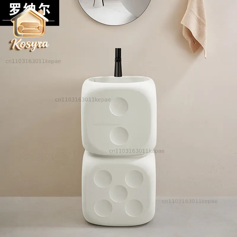 Cream wind dice creative personalized face wash table integrated floor wash basin designer homestay art column basin
Cream wind dice creative personalized face wash table integrated floor wash basin designer homestay art column basin