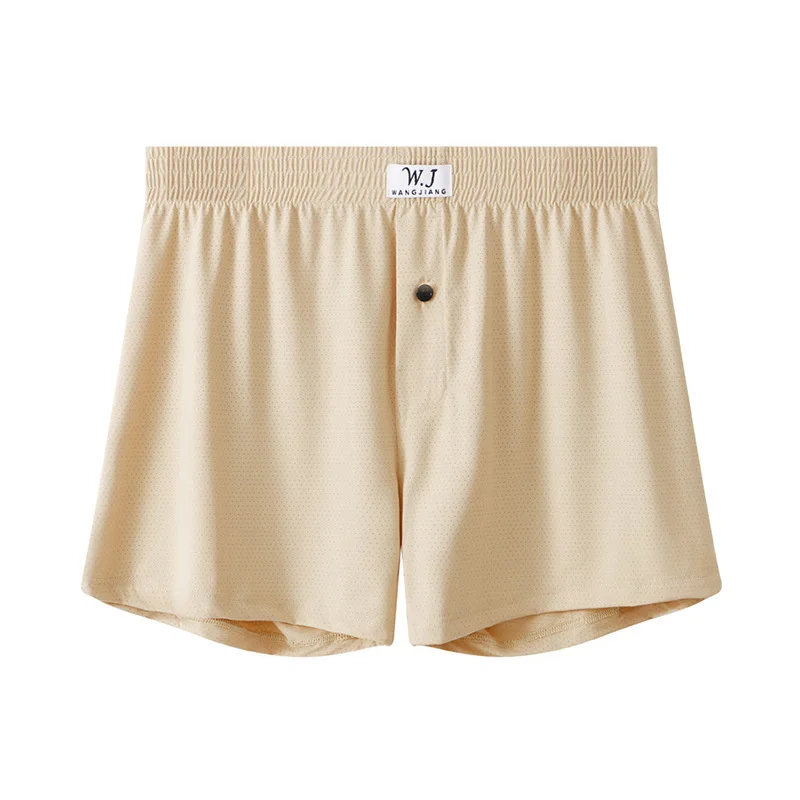 Men's Loose Fit Ice Mesh Boxer Lounge Shorts Elastic Rib Waist Button Fly Breathable Summer Sleep Home Sports Underwear
Men's Loose Fit Ice Mesh Boxer Lounge Shorts Elastic Rib Waist Button Fly Breathable Summer Sleep Home Sports Underwear