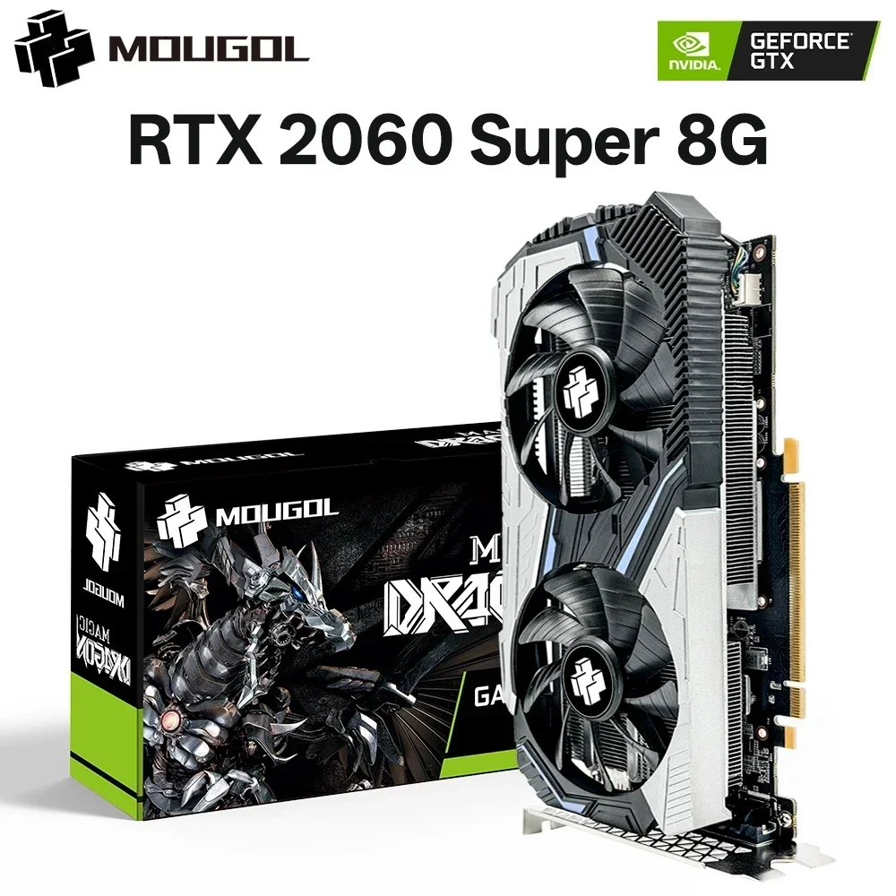 New! MOUGOL New NVIDIA GeForce RTX2060Super 8G GDDR6 Graphics Card 12nm PCIE3.0×16 256Bit Gaming Video Card for Desktop Computer
New! MOUGOL New NVIDIA GeForce RTX2060Super 8G GDDR6 Graphics Card 12nm PCIE3.0×16 256Bit Gaming Video Card for Desktop Computer