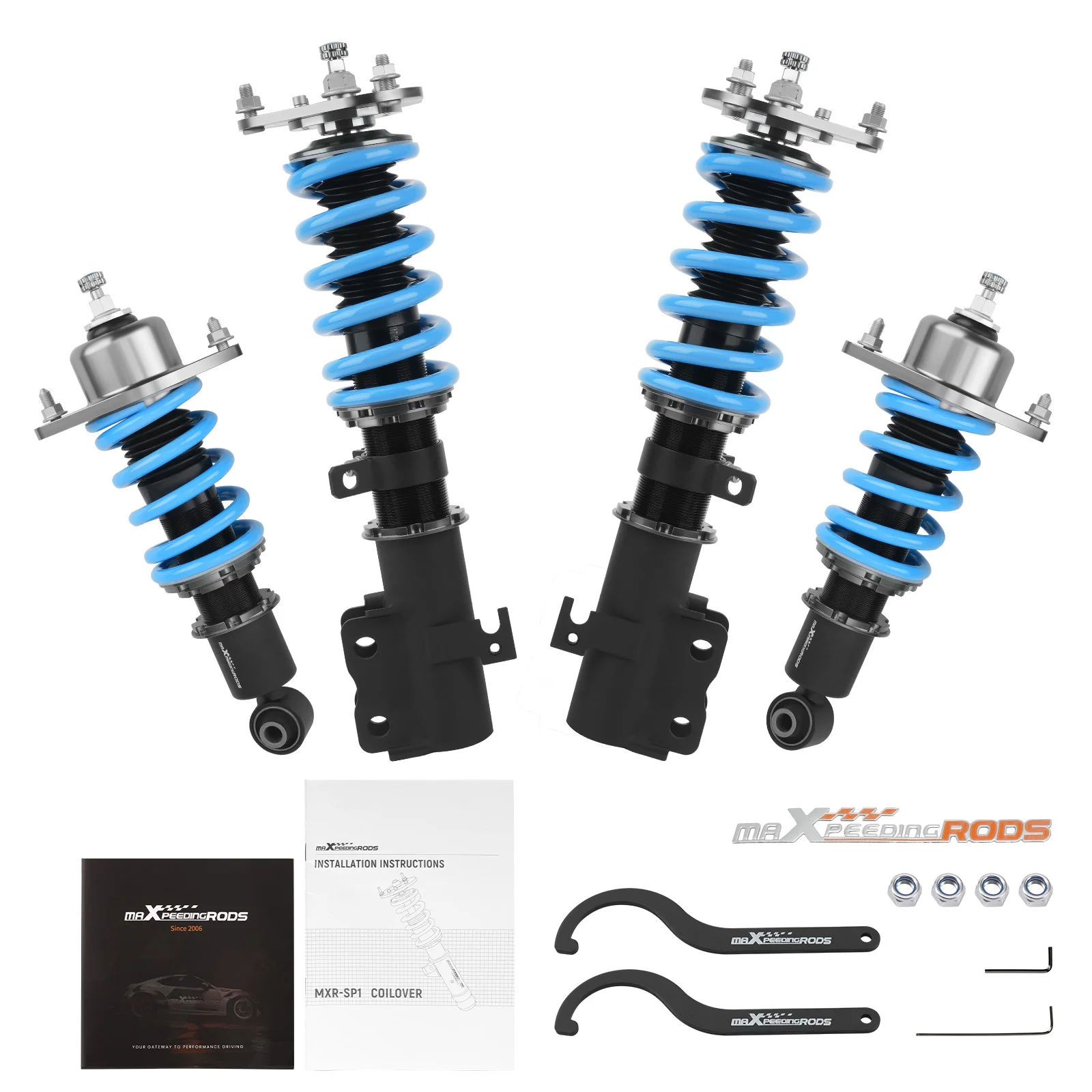 Комплект амортизаторов подвески MaXpeedingrods T6 Coilovers для Toyota Celica 2000-2006 гг.
Комплект амортизаторов подвески MaXpeedingrods T6 Coilovers для Toyota Celica 2000-2006 гг.