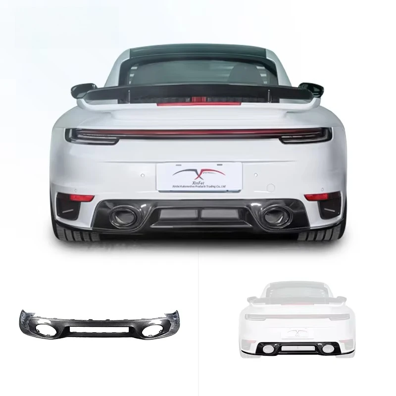 Car Modified SD-Style Carbon Fiber Rear Bumper Rear Diffuser Rear Lip Spoiler Suitable for Porsche 992 Turbo Body Kit Upgrade
Car Modified SD-Style Carbon Fiber Rear Bumper Rear Diffuser Rear Lip Spoiler Suitable for Porsche 992 Turbo Body Kit Upgrade