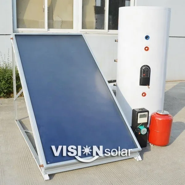 Energy Saving Antifreeze Closed Loop Pressurized Split Flat Plate Solar Water Heater Freestanding Galvanized Steel RV Hotel
Energy Saving Antifreeze Closed Loop Pressurized Split Flat Plate Solar Water Heater Freestanding Galvanized Steel RV Hotel