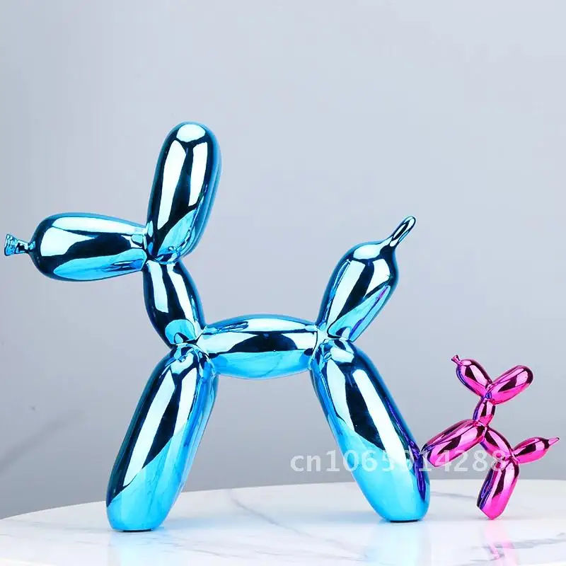 Electroplated Resin Dog Crafts Nordic Balloon Dog Ornament Home Sculpture Animal Room Decor Modern desktop Puppy Statue Living 
Electroplated Resin Dog Crafts Nordic Balloon Dog Ornament Home Sculpture Animal Room Decor Modern desktop Puppy Statue Living