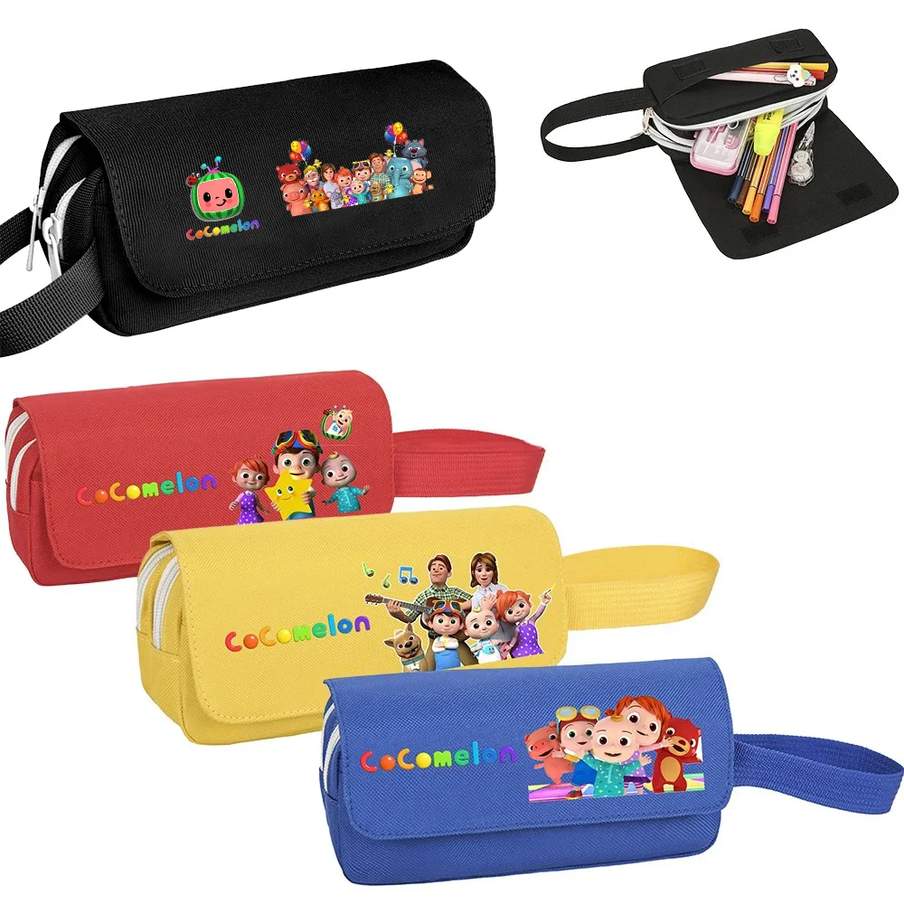 Cocomelons Pencil Bag for Children Student Supplies Large Capacity Cartoon Stationery Storage Pouch Pen Bags Gift for Boys Girls
Cocomelons Pencil Bag for Children Student Supplies Large Capacity Cartoon Stationery Storage Pouch Pen Bags Gift for Boys Girls