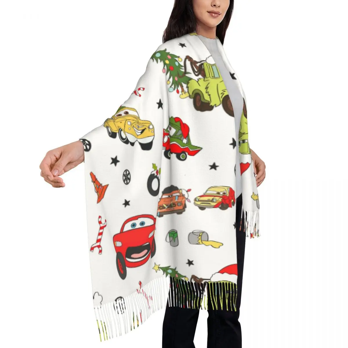 Cars Lightning McQueen Shawl Wrap Women Warm Large Long Scarf Pashmina Tassel Scarves
Cars Lightning McQueen Shawl Wrap Women Warm Large Long Scarf Pashmina Tassel Scarves