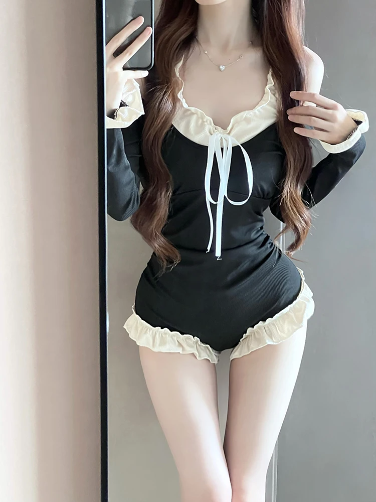 Женский купальник Bla Long Sve с дизайном на завязках, корректирующий фигуру, для термальных источников, спа, отдыха и пляжа, повседневный
Женский купальник Bla Long Sve с дизайном на завязках, корректирующий фигуру, для термальных источников, спа, отдыха и пляжа, повседневный