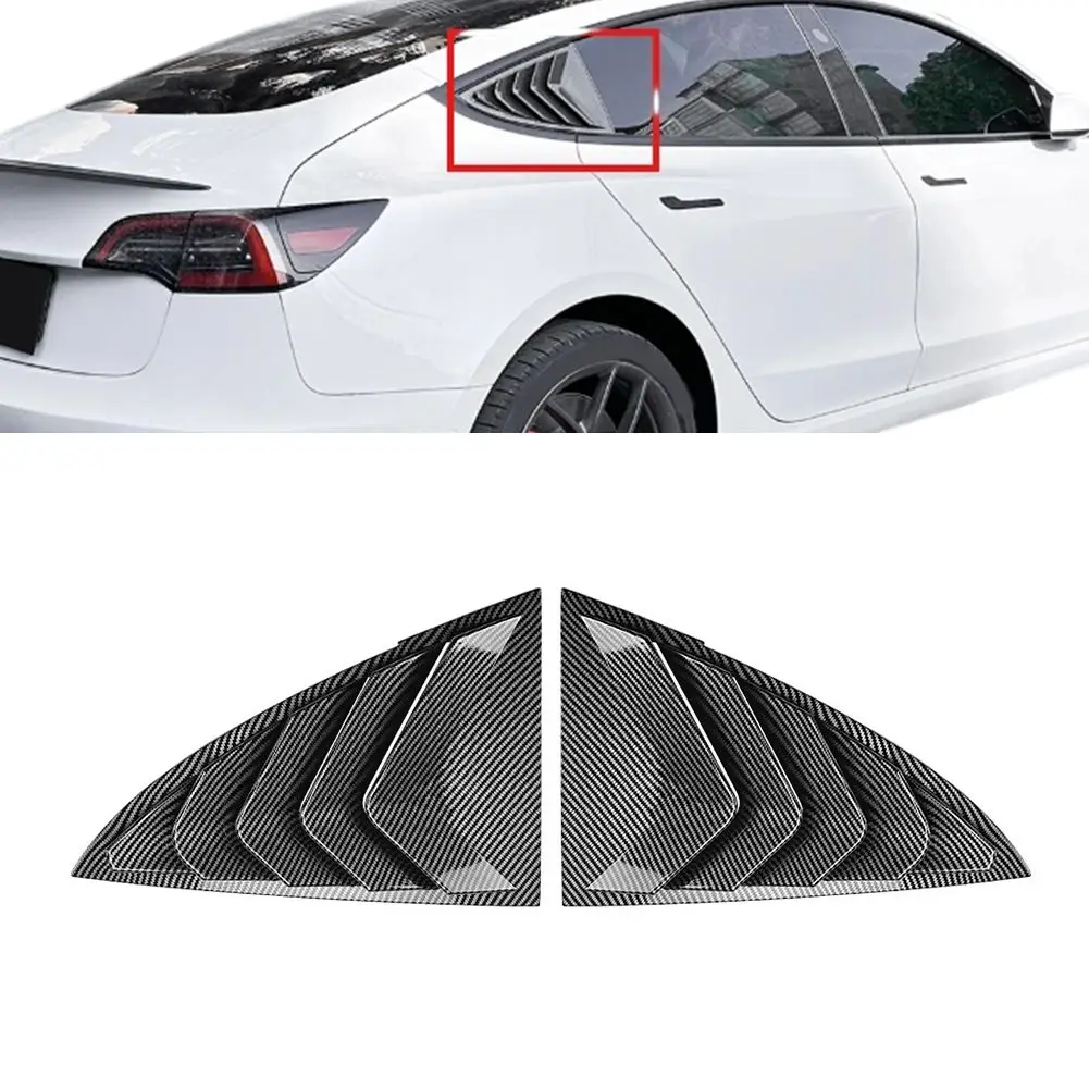 For Tesla For Model 3 2017 2024 Rear Window Louver Covers ABS Carbon Fiber Style Shutter Cover for Rear Window
For Tesla For Model 3 2017 2024 Rear Window Louver Covers ABS Carbon Fiber Style Shutter Cover for Rear Window