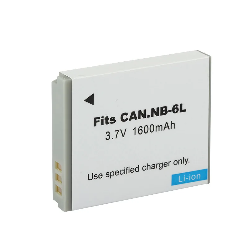 1600mAh NB 6L NB-6L Li-ion Battery For Canon Powershot IXUS 85 95 25 IS SX700 SX280 SX240 SX530 HS SX170 SD770 IS 310 HS D10 D30
1600mAh NB 6L NB-6L Li-ion Battery For Canon Powershot IXUS 85 95 25 IS SX700 SX280 SX240 SX530 HS SX170 SD770 IS 310 HS D10 D30