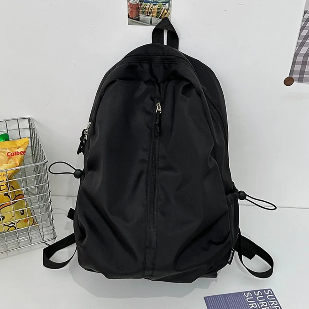 Модный простой рюкзак большой емкости, легкая однотонная студенческая сумка на молнии, водонепроницаемая сумка для книг на открытом воздухе
Модный простой рюкзак большой емкости, легкая однотонная студенческая сумка на молнии, водонепроницаемая сумка для книг на открытом воздухе