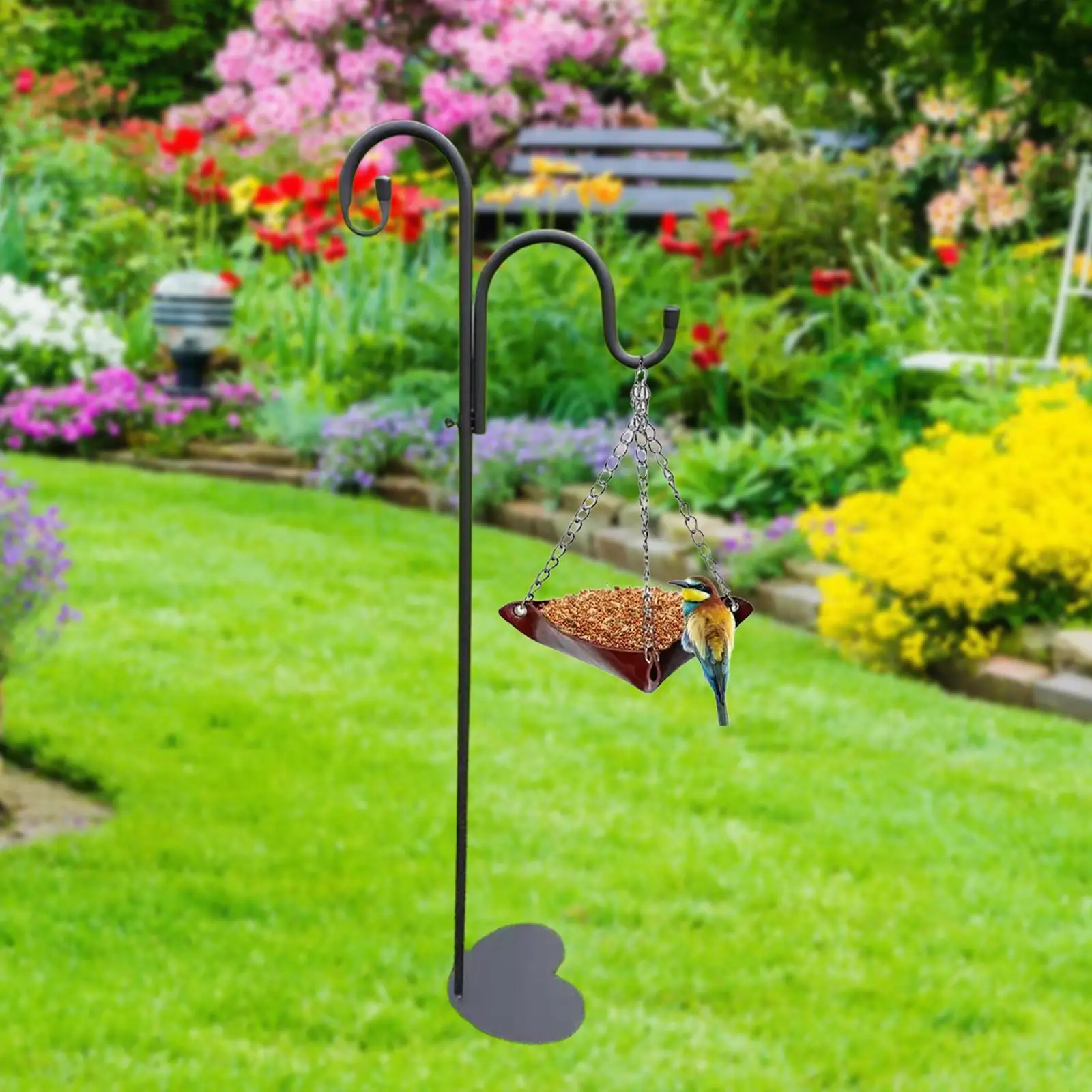 Display Hanger,Shepherds Hook Stand,with Flat Base Iron Hook,for,Bird Feeder,Solar Light
Display Hanger,Shepherds Hook Stand,with Flat Base Iron Hook,for,Bird Feeder,Solar Light