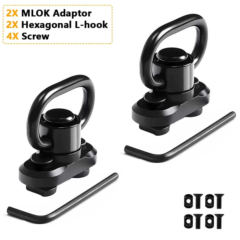 Rifle Sling Swivel Stud Mount Adapter For Mlok Rail Quick Release QD Sling Swivel Mount Adapter Hunting Gun Accessories 1.25inch
Rifle Sling Swivel Stud Mount Adapter For Mlok Rail Quick Release QD Sling Swivel Mount Adapter Hunting Gun Accessories 1.25inch
