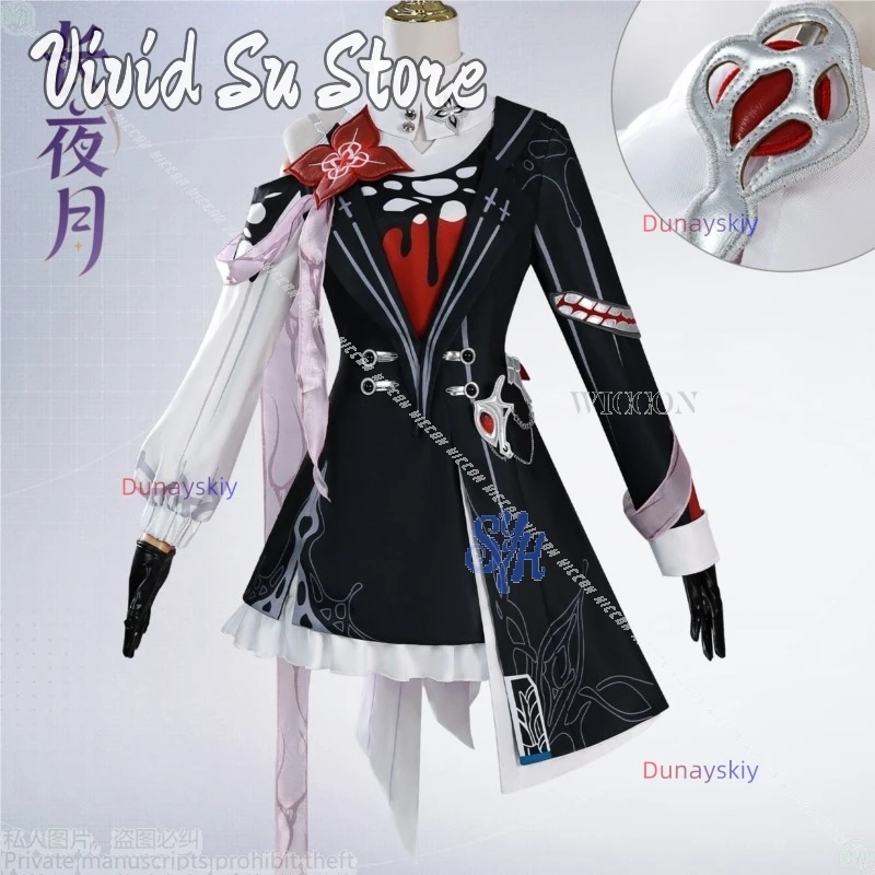 Evernight Cosplay Game Honkai: Star Rail Anime 코스프레 Black Goth Dress Vampire Style Lolita Halloween Christmas Party Roleplay
Evernight Cosplay Game Honkai: Star Rail Anime 코스프레 Black Goth Dress Vampire Style Lolita Halloween Christmas Party Roleplay