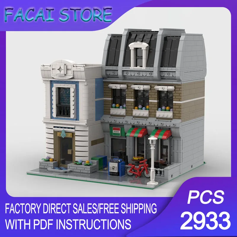 Модульный конструктор City Street View: Пиццерия-аркада. Технологичные блоки. Рождественский подарок для самостоятельной сборки.
Модульный конструктор City Street View: Пиццерия-аркада. Технологичные блоки. Рождественский подарок для самостоятельной сборки.