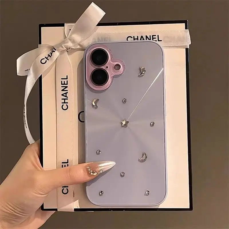 Sparkling Gemstone Luxury Diamond Moon Star Aurora Phone Case Suitable for IPhone16 15 13 12 11 Pro Max with Lens Protectionfilm
Sparkling Gemstone Luxury Diamond Moon Star Aurora Phone Case Suitable for IPhone16 15 13 12 11 Pro Max with Lens Protectionfilm