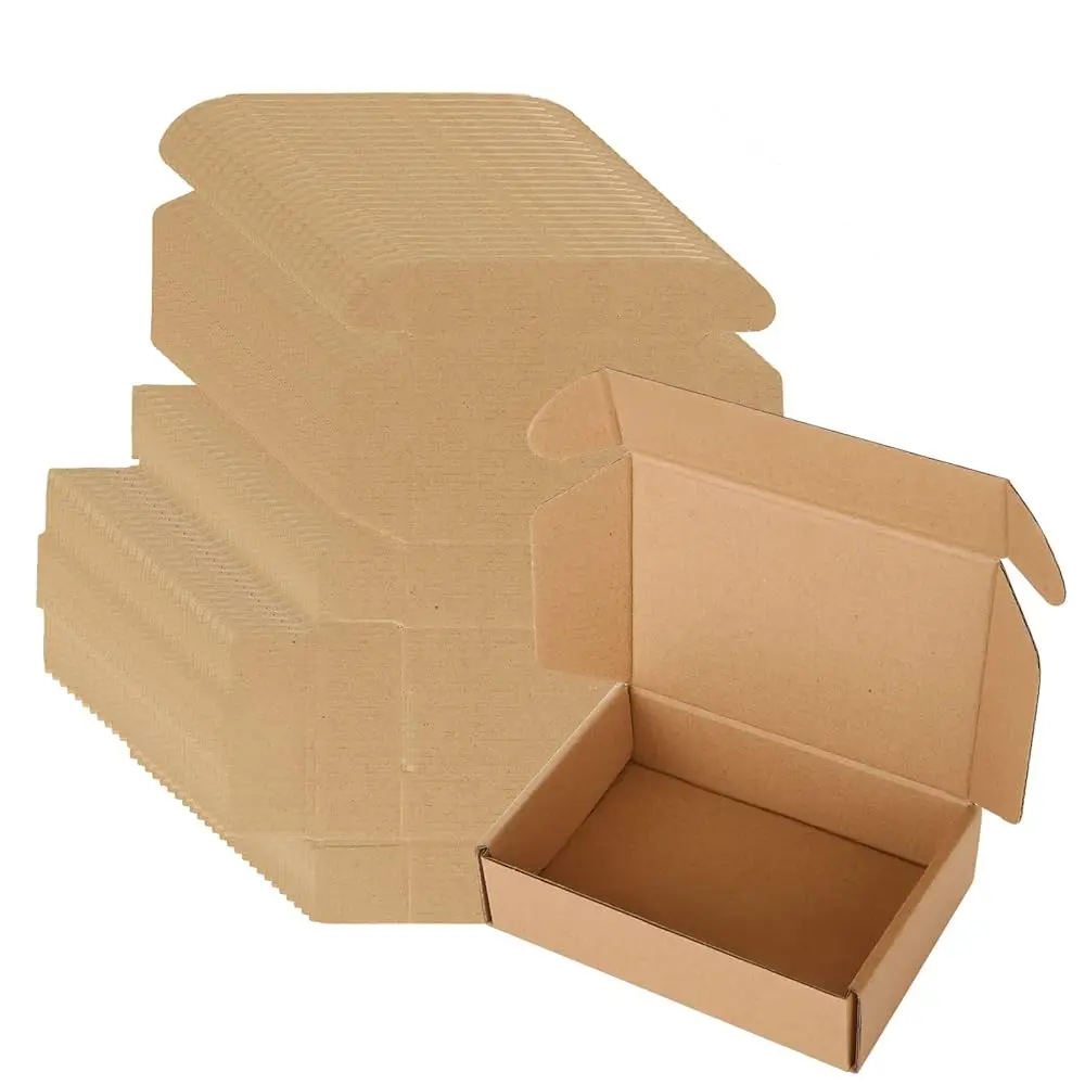6x4x1.6 Inch Shipping Boxes Pack of 50 Cardboard Boxes 3 Layers Kraft Corrugated Boxes Recyclable Reusable Small Mailing Boxe
6x4x1.6 Inch Shipping Boxes Pack of 50 Cardboard Boxes 3 Layers Kraft Corrugated Boxes Recyclable Reusable Small Mailing Boxe