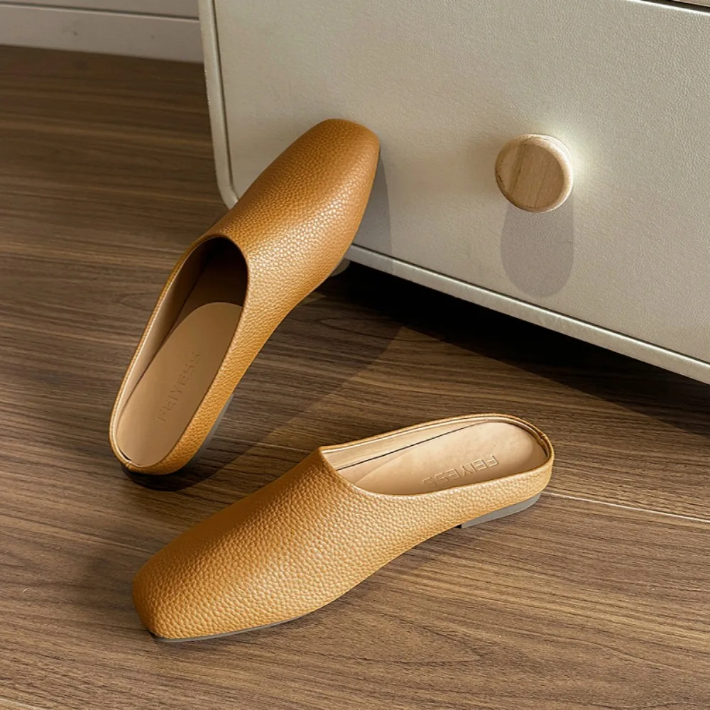 Тапочки из натуральной кожи, женские летние верхняя одежда, повседневная сумка-муллер на плоской подошве, полутапочки, сабо, женская обувь на плоской подошве
Тапочки из натуральной кожи, женские летние верхняя одежда, повседневная сумка-муллер на плоской подошве, полутапочки, сабо, женская обувь на плоской подошве