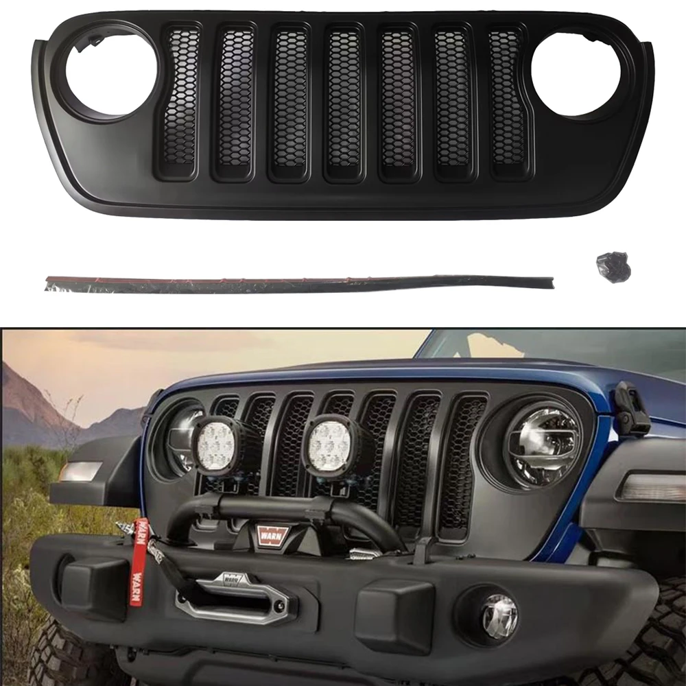 Новейшая оригинальная передняя решетка из АБС-стали для Jeep Wrangler JL 2018 + JL1299
Новейшая оригинальная передняя решетка из АБС-стали для Jeep Wrangler JL 2018 + JL1299