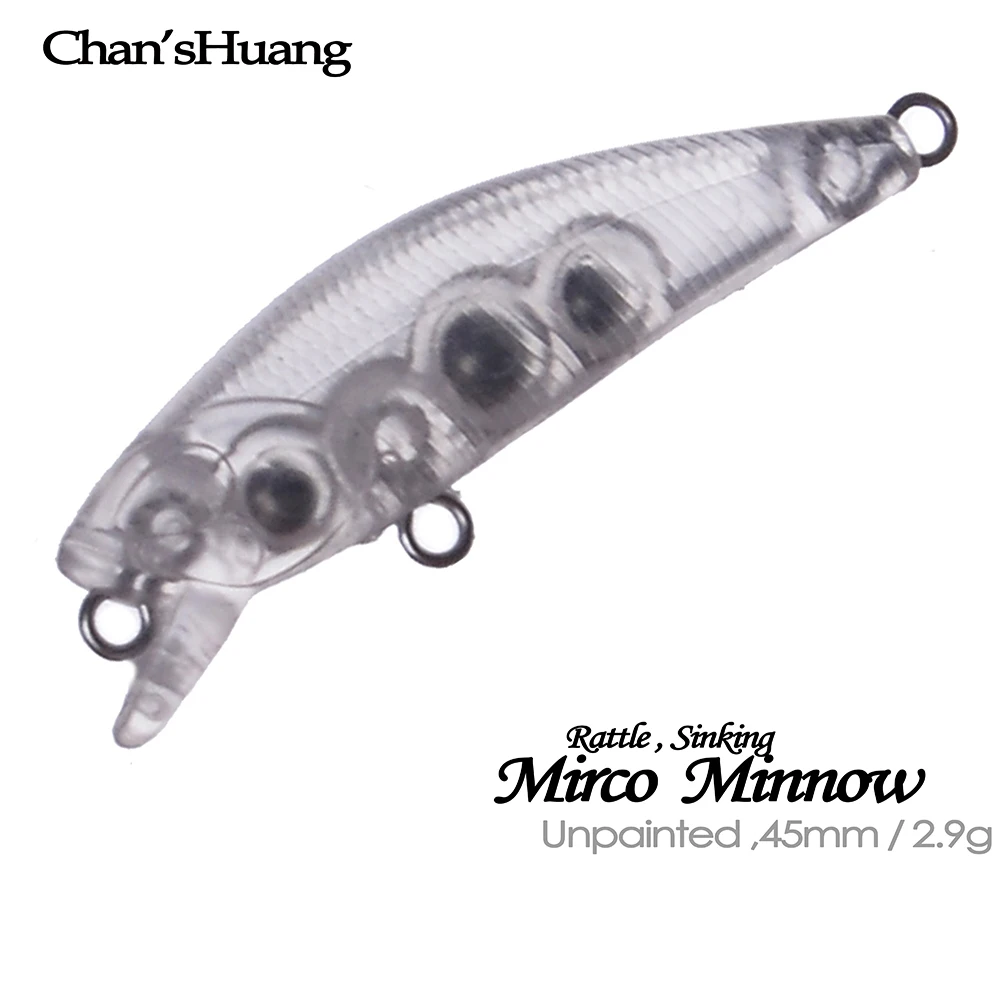 Chan’sHuang 30PCS Unpainted Fishing lures 45mm/2.9g Slow Sinking Mirco Minnow DIY Handmade Blank Fishing Bait
Chan’sHuang 30PCS Unpainted Fishing lures 45mm/2.9g Slow Sinking Mirco Minnow DIY Handmade Blank Fishing Bait