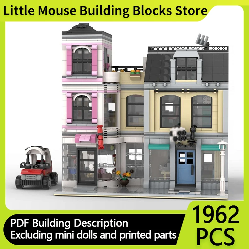 Модель City Street View MOC, строительные кирпичи, магазины и игровых магазинов, модульные технологии, подарки, праздник, сборка, детские игрушки, костюм
Модель City Street View MOC, строительные кирпичи, магазины и игровых магазинов, модульные технологии, подарки, праздник, сборка, детские игрушки, костюм