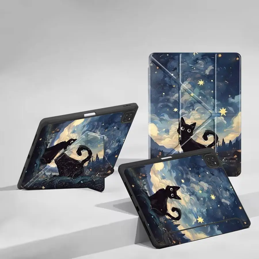 Чехол-подставка для планшета с милым мультяшным котом для iPad Pro 11, 10, 9, 8, 7 поколений, 12.9 дюймов, Air 4, 5, M3, M2, 1, 2, M4, 11 дюймов, Mini 6, 7, Pro
Чехол-подставка для планшета с милым мультяшным котом для iPad Pro 11, 10, 9, 8, 7 поколений, 12.9 дюймов, Air 4, 5, M3, M2, 1, 2, M4, 11 дюймов, Mini 6, 7, Pro