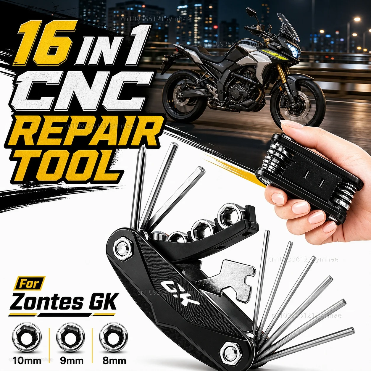 For Zontes GK 125 / GK 155 / GK 125X Universal Motorcycle Tool Repair Kit Multifunctional Screwdriver Wrench Hex Key Set
For Zontes GK 125 / GK 155 / GK 125X Universal Motorcycle Tool Repair Kit Multifunctional Screwdriver Wrench Hex Key Set