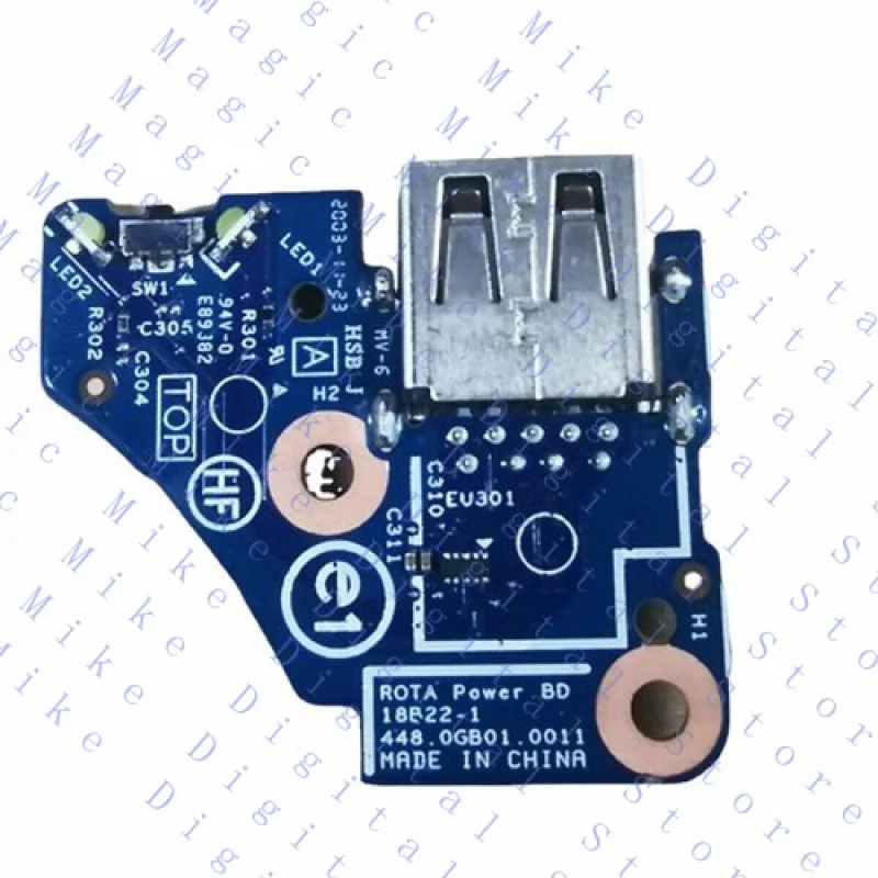 H USB Switch Power On Board For HP ENVY X360 15-DR 15-DS 448.0GB01.0011
H USB Switch Power On Board For HP ENVY X360 15-DR 15-DS 448.0GB01.0011