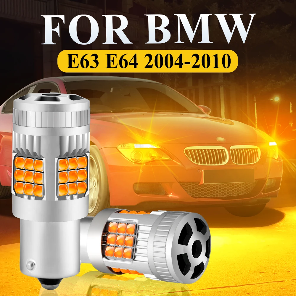 Front Rear Turn Signal LED Light Blinker Bulb For BMW E63 E64 645Ci 650i M6 2004-2010 2009 2008 2007 2006 2005 Amber Yellow 2PCS
Front Rear Turn Signal LED Light Blinker Bulb For BMW E63 E64 645Ci 650i M6 2004-2010 2009 2008 2007 2006 2005 Amber Yellow 2PCS