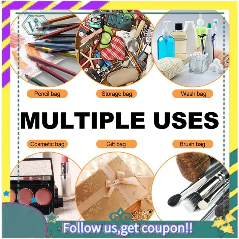 NEW 1 Set Cosmetic Bag Sublimation Blank Heat Transfer Cosmetic Bag With Wrist Strap Lanyard For Diy Craft
NEW 1 Set Cosmetic Bag Sublimation Blank Heat Transfer Cosmetic Bag With Wrist Strap Lanyard For Diy Craft
