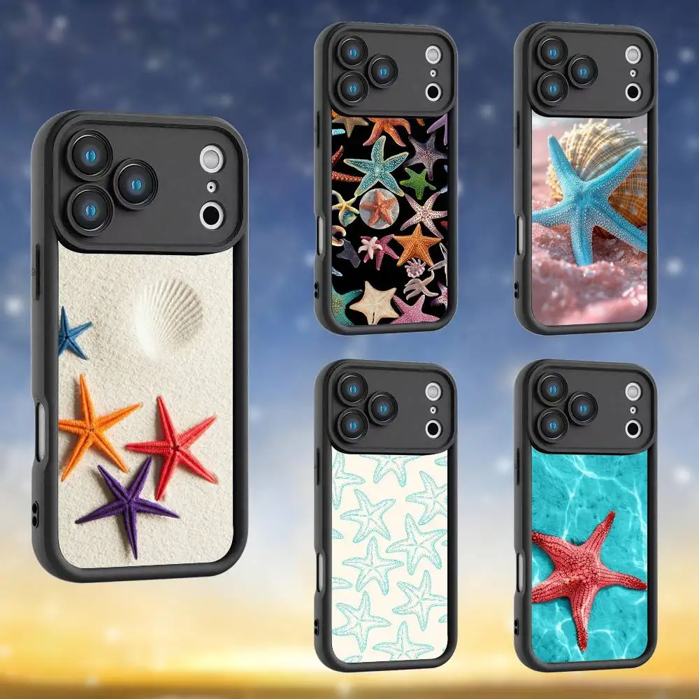 Sea Starfish Phone Case For iPhone 17,16,15,14,13,12,Pro,Max,Plus,E,SE4,Air, emery Black Full Coverage TPU 
Sea Starfish Phone Case For iPhone 17,16,15,14,13,12,Pro,Max,Plus,E,SE4,Air, emery Black Full Coverage TPU