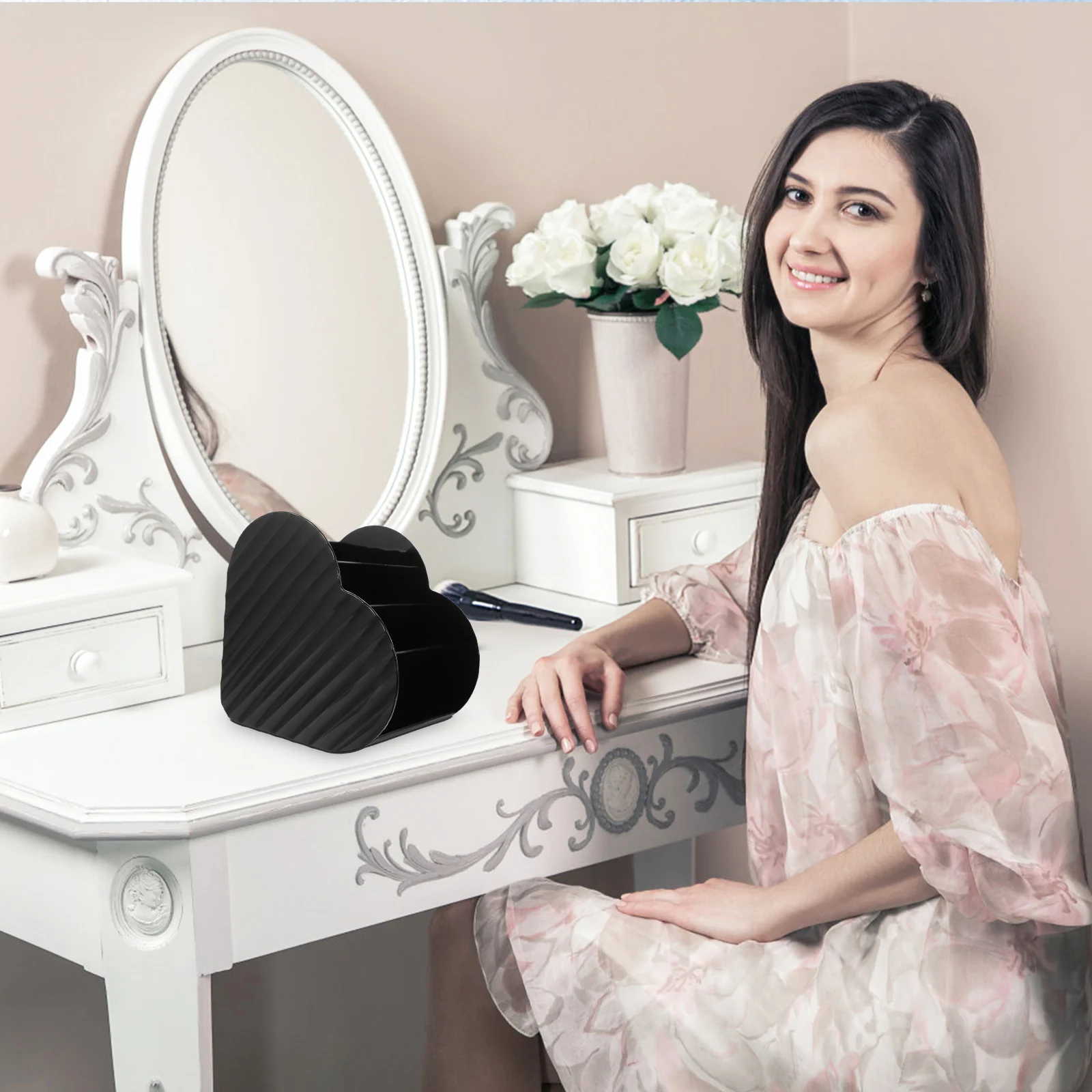 Heart Shape Pen Desktop Storage Organizer Makeup Brush Container Office Supplies Stationery Holder Multifunctional Pencil
Heart Shape Pen Desktop Storage Organizer Makeup Brush Container Office Supplies Stationery Holder Multifunctional Pencil