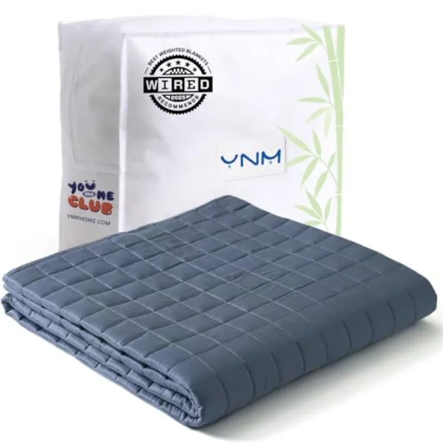 Exclusive Cooling Weighted Blanket Rayon Bed Blanket for One Person of 110lbs Ideal for Tw/Full Bed ch 12 Pounds Blue Grey
Exclusive Cooling Weighted Blanket Rayon Bed Blanket for One Person of 110lbs Ideal for Tw/Full Bed ch 12 Pounds Blue Grey