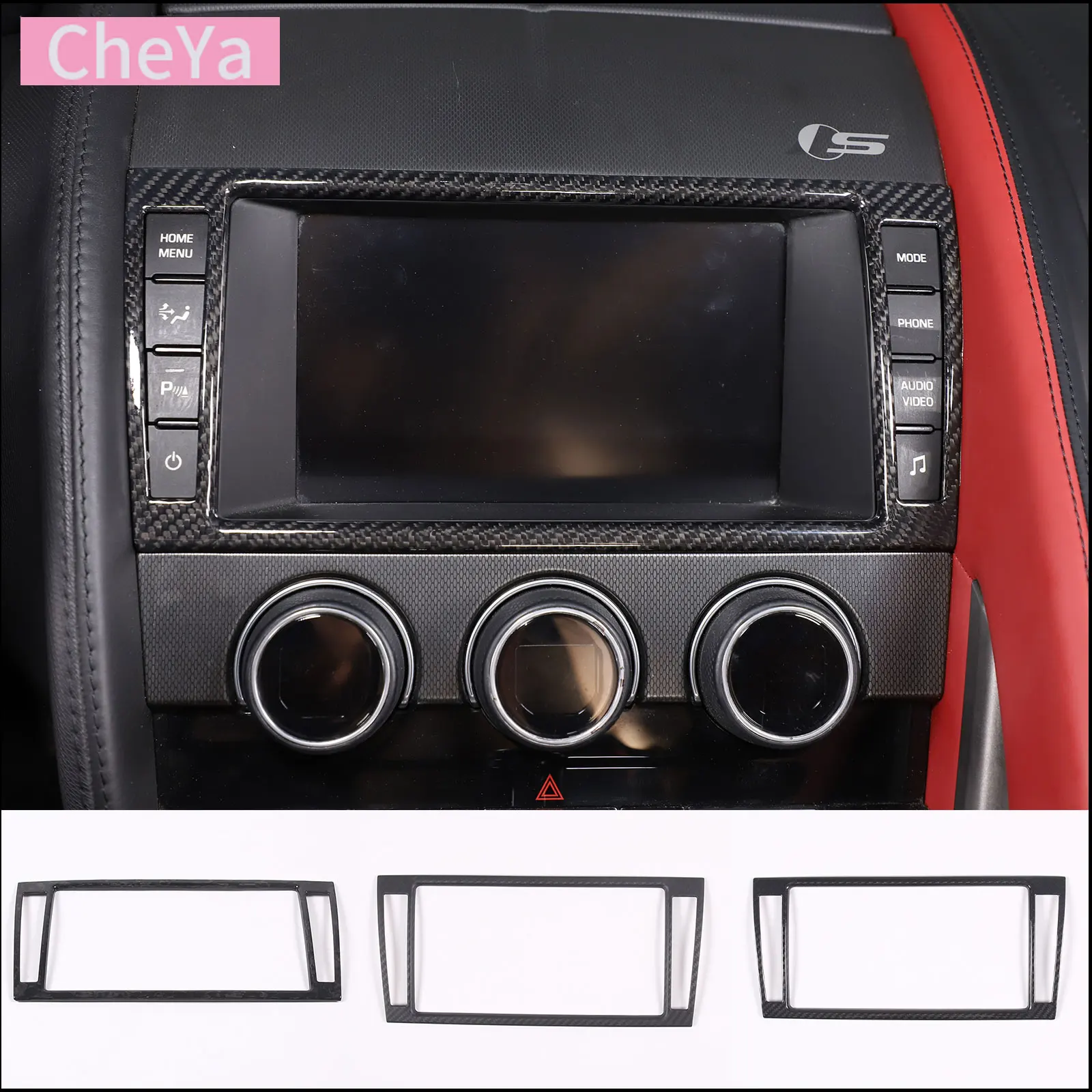 For Jaguar F-TPYE f tpye 2013-18 Car Dashboard Navigation Decorative Frame Sticker Real Carbon Fiber Interior Accessories 1 Pcs
For Jaguar F-TPYE f tpye 2013-18 Car Dashboard Navigation Decorative Frame Sticker Real Carbon Fiber Interior Accessories 1 Pcs