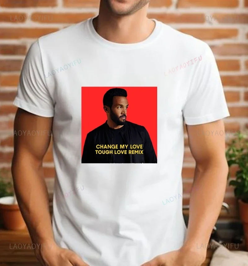 Famous rapper Craig David patterned PrintedT-shirt Comfortable shoulders loose casual 100% cotton round neck short sleeveT-shirt
Famous rapper Craig David patterned PrintedT-shirt Comfortable shoulders loose casual 100% cotton round neck short sleeveT-shirt