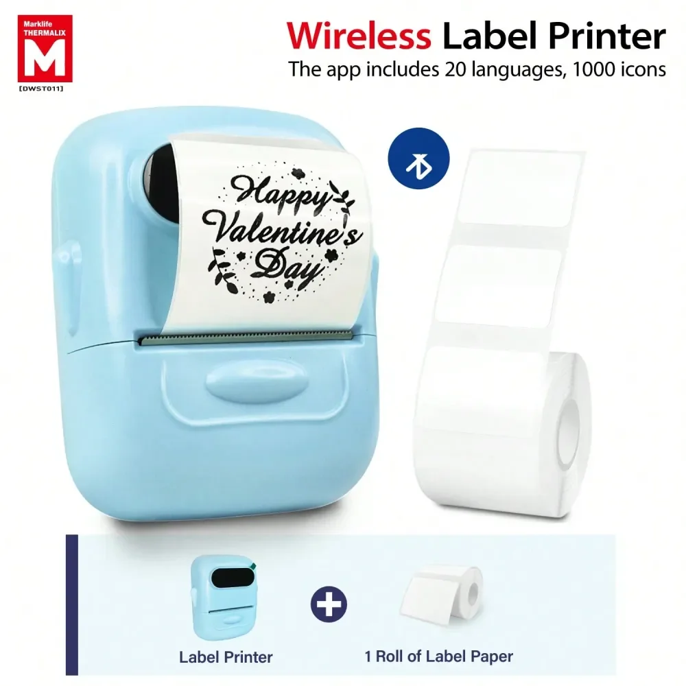 P50 Label Maker Machine With Tape, 2 Inch Portable Thermal Printer, Bluetooth Portable Label Printer With 4030mm 1.57 X 1.18 Inc
P50 Label Maker Machine With Tape, 2 Inch Portable Thermal Printer, Bluetooth Portable Label Printer With 4030mm 1.57 X 1.18 Inc