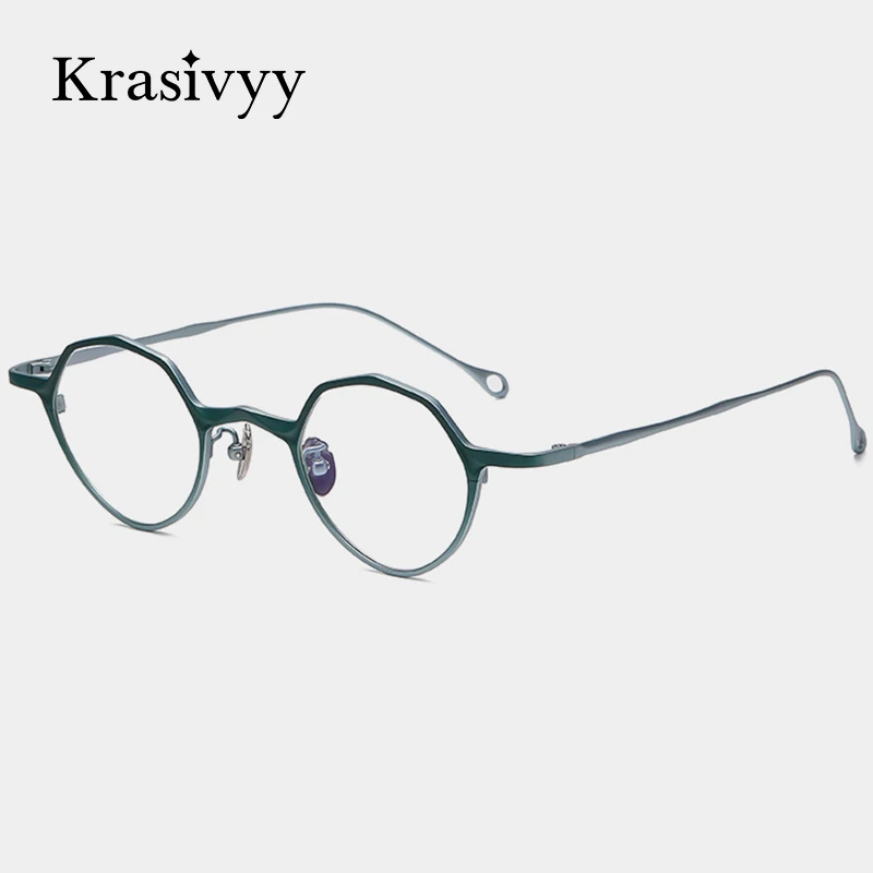 Krasivyy Vintage Round Pure Titanium Glasses Frame Men Luxury European Prescription Eyeglasses Women Brand Optical Eyewear
Krasivyy Vintage Round Pure Titanium Glasses Frame Men Luxury European Prescription Eyeglasses Women Brand Optical Eyewear