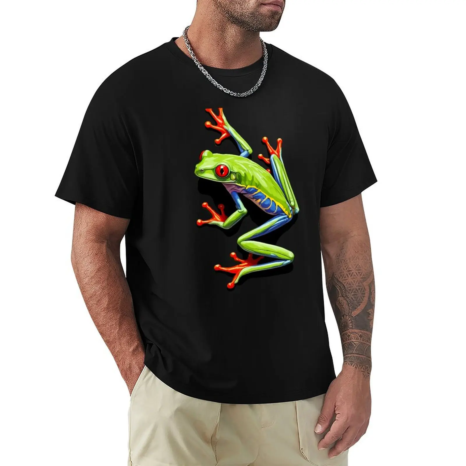 Red eyed tree frog T-Shirt shirts graphic tee oversized croswit shirt man slim fit t shirts for men
Red eyed tree frog T-Shirt shirts graphic tee oversized croswit shirt man slim fit t shirts for men